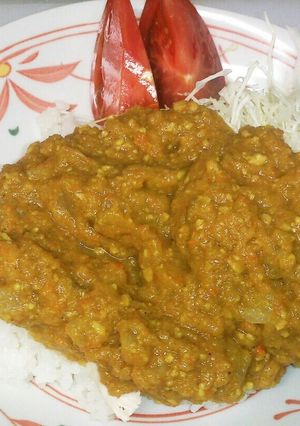 善玉コレステロール増！美味キーマ風カレー-レシピのメイン写真