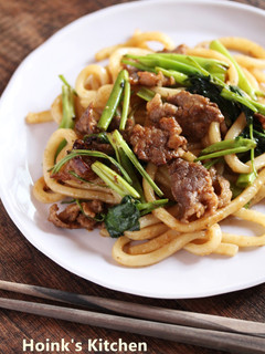 沙茶醤(サーチャジャン)焼うどん-レシピのメイン写真