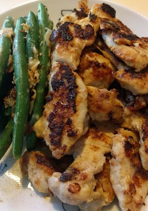 鶏胸肉といんげんの炒め物-レシピのメイン写真
