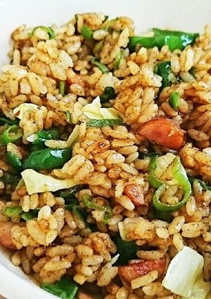 カレーチャーハン-レシピのメイン写真