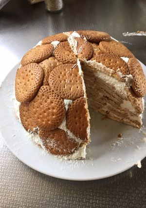 簡単重ねるだけでクッキーケーキ-レシピのメイン写真