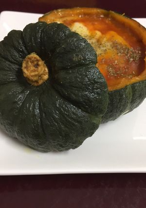 レンジで簡単♬坊ちゃんカボチャグラタン-レシピのメイン写真
