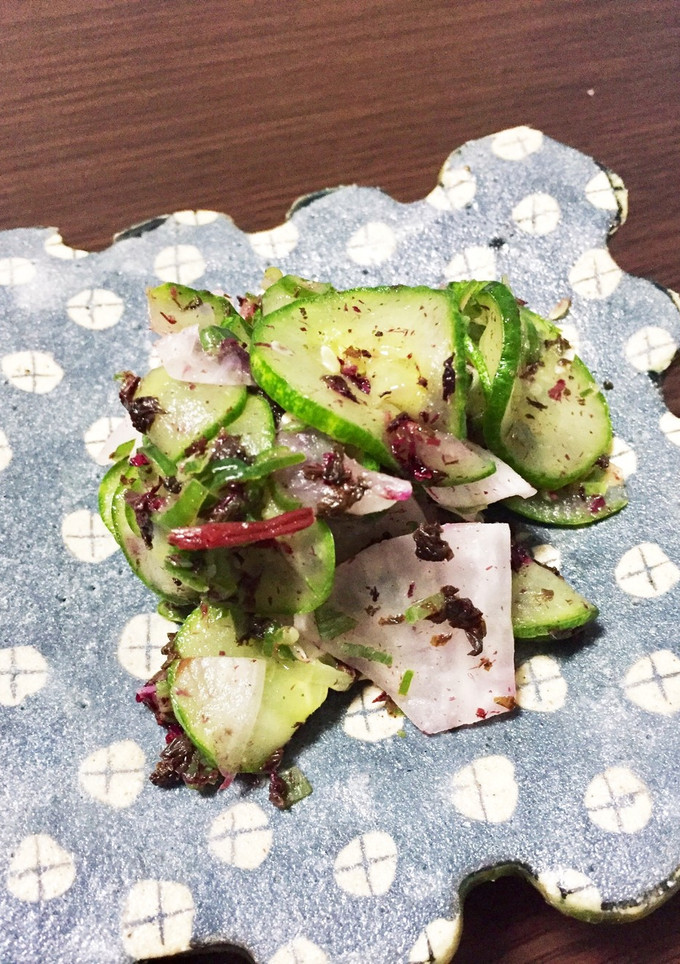 簡単もう一品！きゅうりのゆかり香味和え-レシピのメイン写真