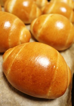 全粒粉入りロールパン（ＨＢ使用）-レシピのメイン写真