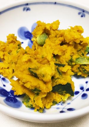 食べやすい ゴーヤのカボチャサラダ-レシピのメイン写真