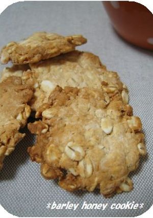 *押麦はちみつクッキー*-レシピのメイン写真
