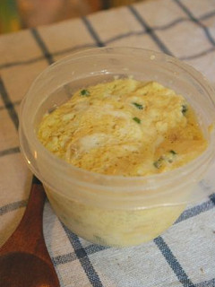 レンジで卵と豆腐のふんわり蒸し-レシピのメイン写真