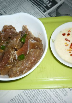 キハダマグロの剥き身のヅケでタパスv2-レシピのメイン写真