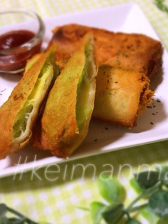 そら豆ペーストチーズ春巻き-レシピのメイン写真