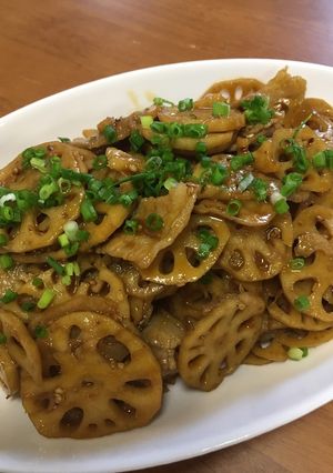 レンコンと豚肉のコチュジャン炒め-レシピのメイン写真