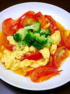 初めてでも簡単♪卵とトマトの中華炒め-レシピのメイン写真