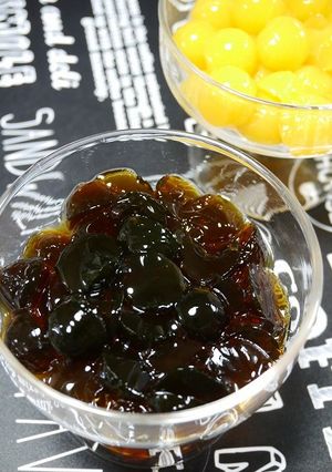 簡単！ブラックコーヒーゼリー黒蜜-レシピのメイン写真