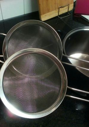鰹だしを濾すときに-レシピのメイン写真