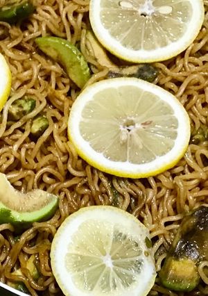 俺流！アボカドとレモンのソース焼そば-レシピのメイン写真