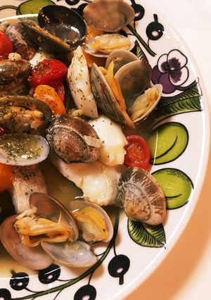 白身魚のアクアパッツァ-レシピのメイン写真