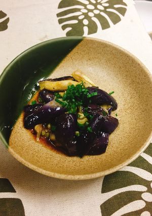 レンジde簡単！茄子香味ポン酢和え-レシピのメイン写真