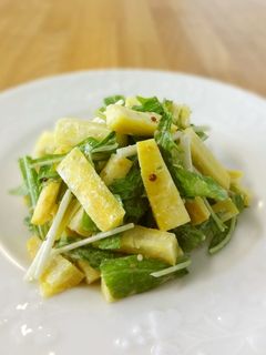 さつまいもと水菜のサラダ-レシピのメイン写真