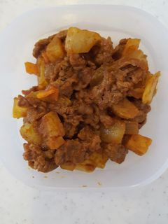 牛肉のカレーケチャップ炒め〖 離乳食〗-レシピのメイン写真
