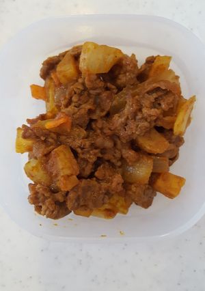 牛肉のカレーケチャップ炒め〖 離乳食〗-レシピのメイン写真