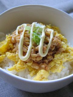 お洒落にマヨ納豆丼❤-レシピのメイン写真