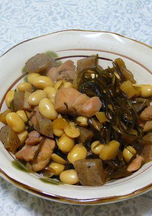 大豆と昆布の煮物-レシピのメイン写真