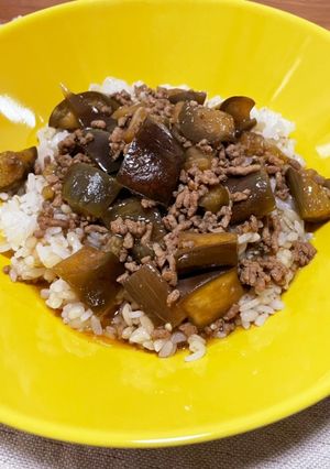 ご飯にかけたい！なすのそぼろあん-レシピのメイン写真