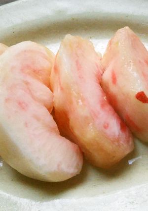 パカッときれいな桃の切り方-レシピのメイン写真