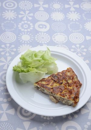 きのこのオープンオムレツ-レシピのメイン写真