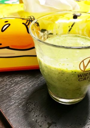野菜不足解消！我が家のグリーンスムージー-レシピのメイン写真