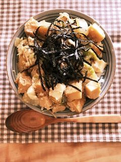 すき焼きのたれで☆コロコロ厚揚げ丼-レシピのメイン写真