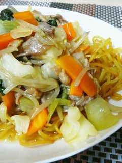 野菜たっぷり!あんかけかた焼きそば-レシピのメイン写真