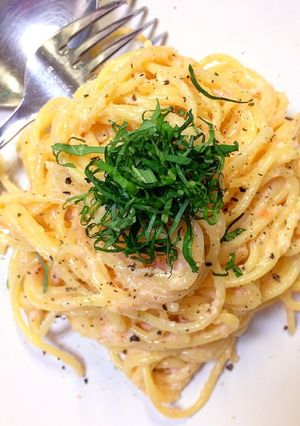 うんま〜い◎我が家の明太子クリームパスタ-レシピのメイン写真