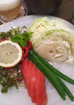 ハーブ香る！野菜モリモリ簡単ラープ風-レシピのメイン写真