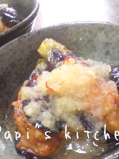 茄子のはさみ揚げ(´∇`*)おろし煮✿-レシピのメイン写真