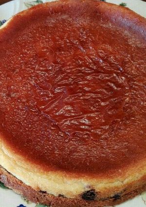 ブルーベリーのベイクドチーズケーキ-レシピのメイン写真