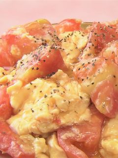 トマトのたまご炒め-レシピのメイン写真