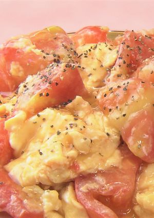トマトのたまご炒め-レシピのメイン写真
