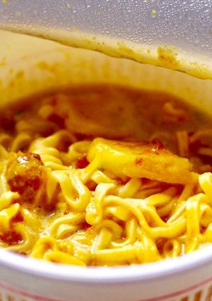 低脂肪牛乳カレーヌードル-レシピのメイン写真