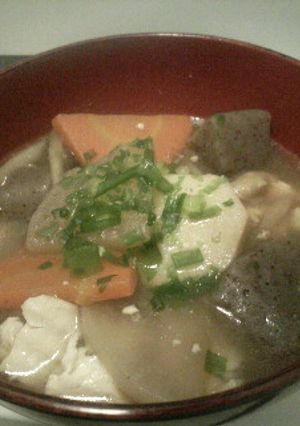 野菜をまるっといただき☆けんちん汁-レシピのメイン写真