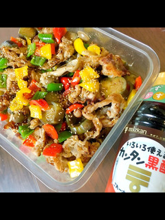 常備菜に♪豚こまの黒酢マリネ-レシピのメイン写真