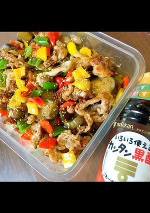 常備菜に♪豚こまの黒酢マリネ-レシピのメイン写真