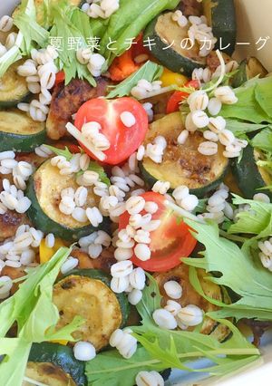 夏野菜でうまうま♪チキングリルサラダ-レシピのメイン写真