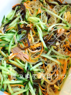 ワンパンで時短♪春雨サラダ-レシピのメイン写真