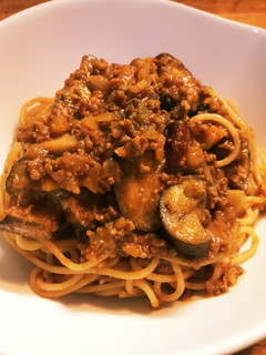なすのミートソースパスタ-レシピのメイン写真