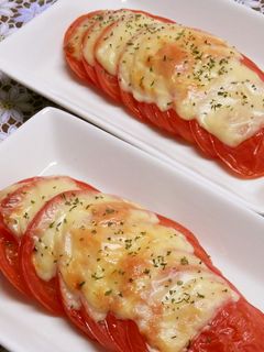 トマトのチーズ焼き-レシピのメイン写真