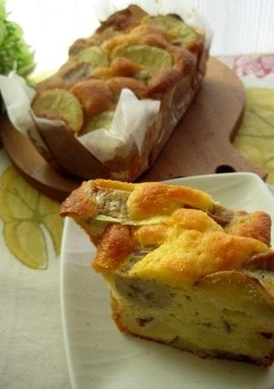 さつま芋とバナナの焼きケーキ（バターなし-レシピのメイン写真