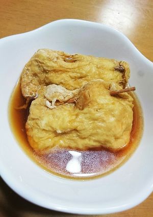 めんつゆで簡単！卵の薄揚げ煮-レシピのメイン写真