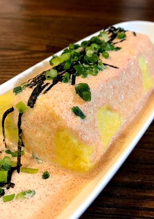 居酒屋気分♡だし巻き卵のたらこマヨソース-レシピのメイン写真