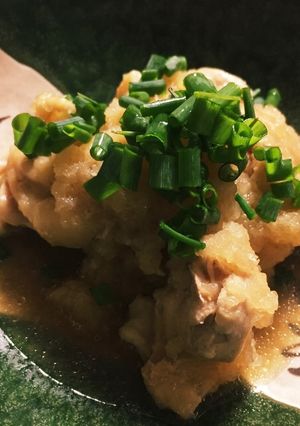 鶏モモ肉のレンチンでみぞれ煮-レシピのメイン写真
