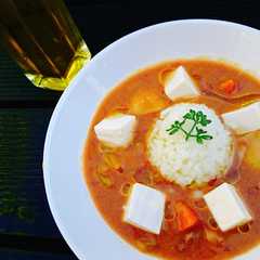 รูปของ お豆腐トッピングカレー
